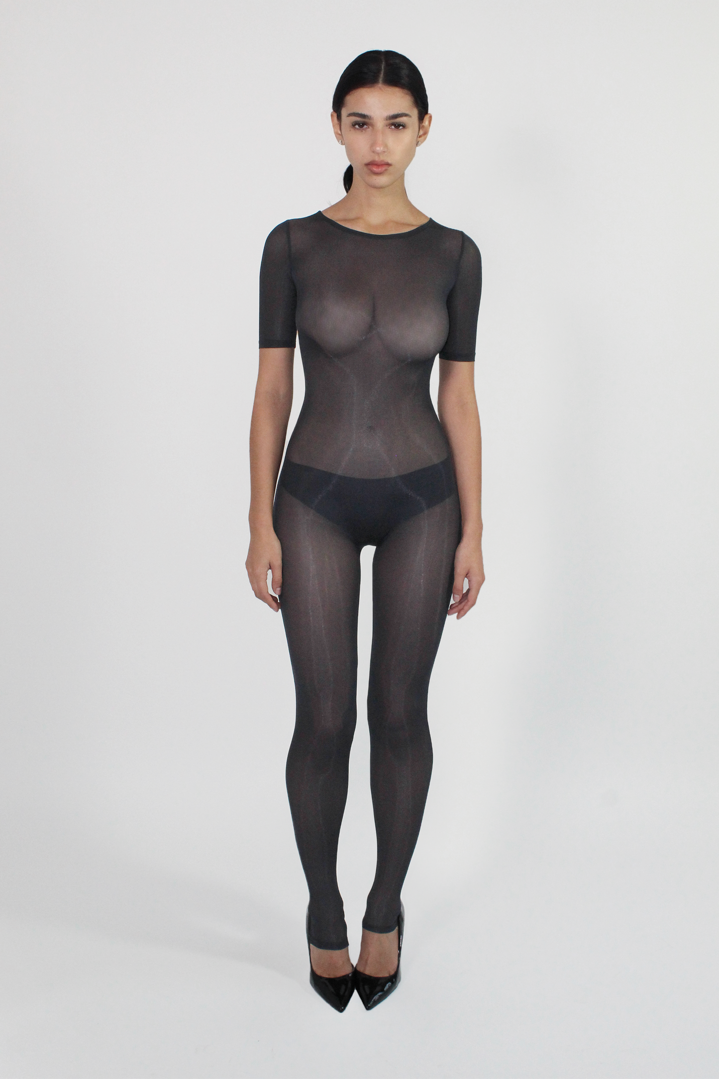 SHORT-SLEEVED CATSUIT