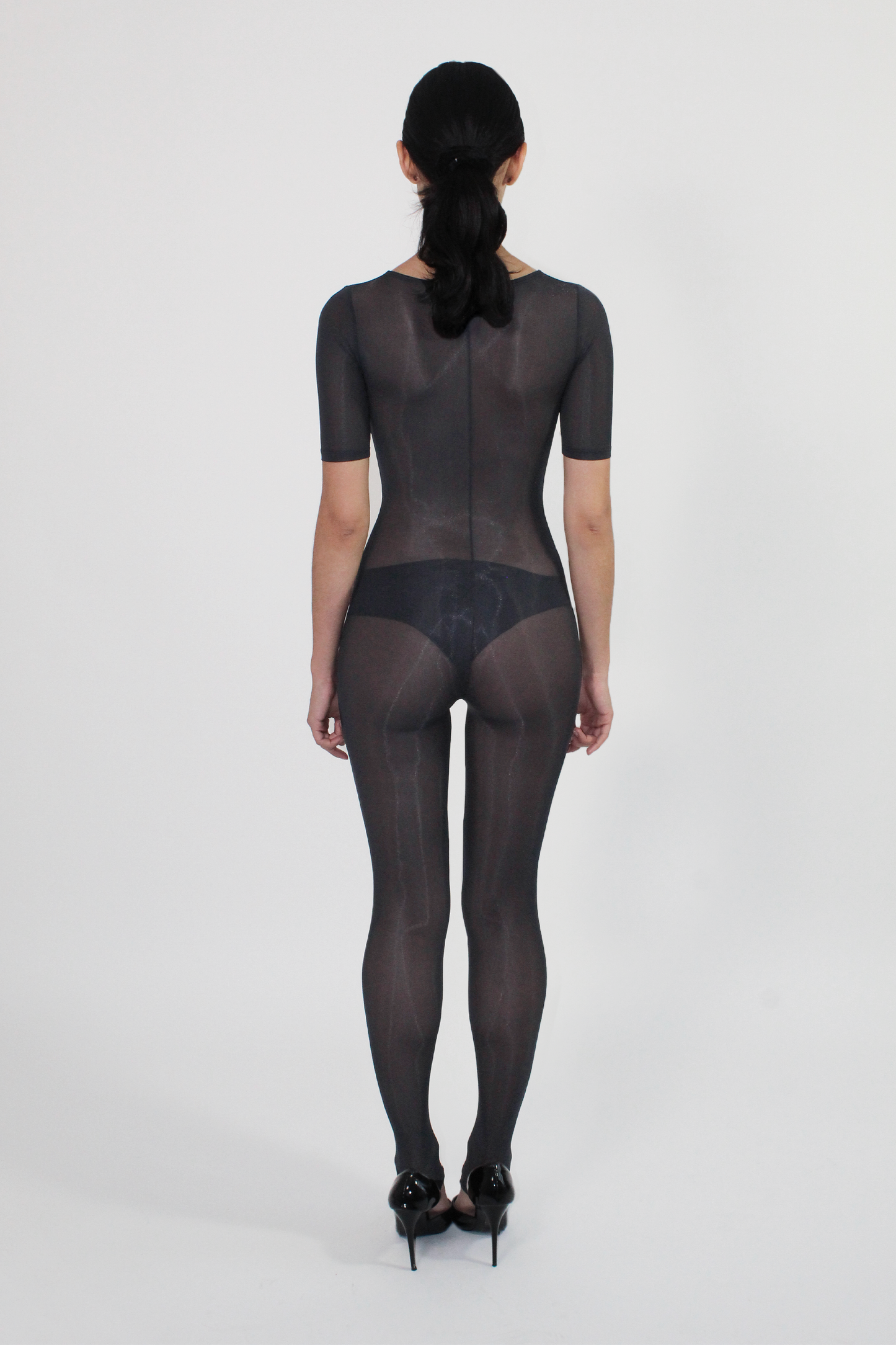 SHORT-SLEEVED CATSUIT