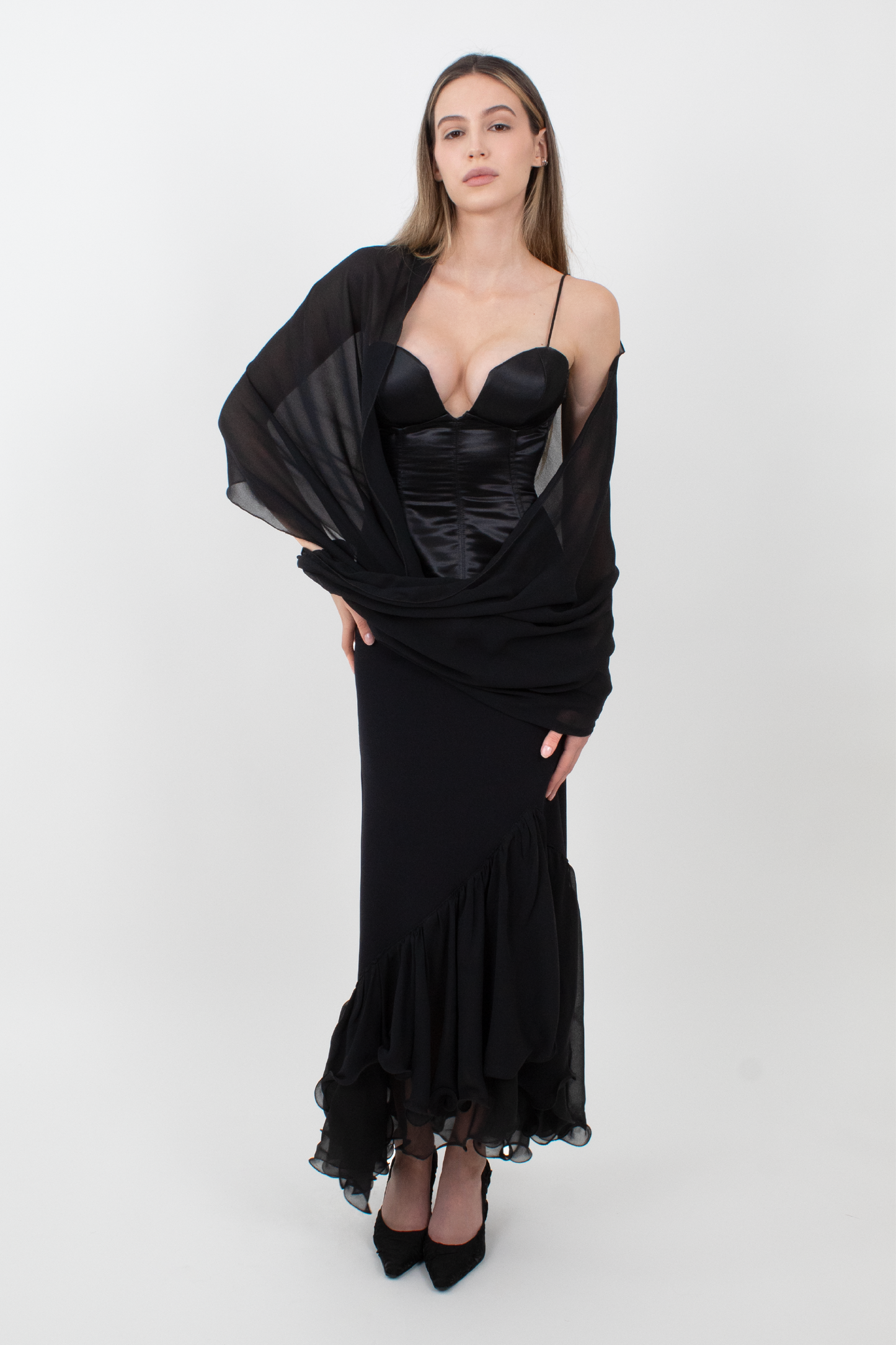 CACHE-ÉPAULES POUR LE MÉTRO